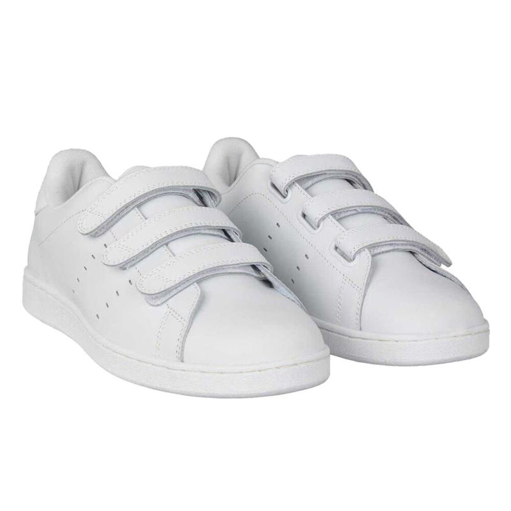 Lonsdale Childrens/Kids Leyton Leather Sneakers / White